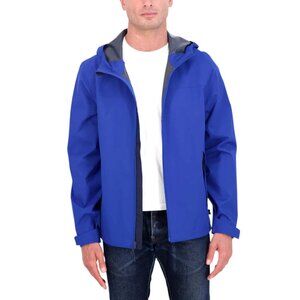NEW MENS Nautica Packable Rain Jacket | Blue